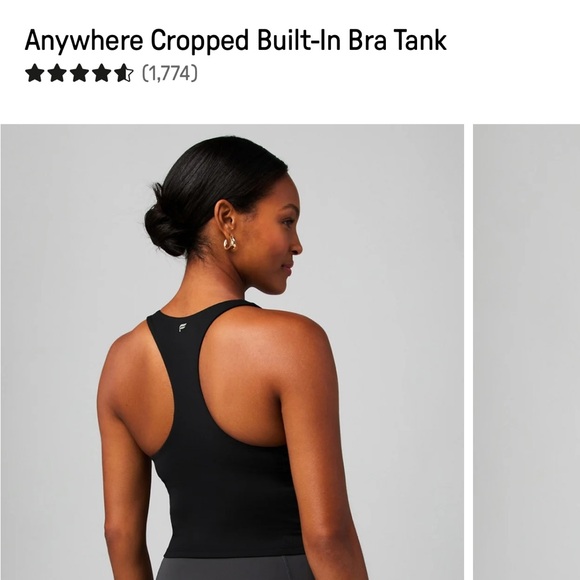 ♠️ Fabletics Built In Bra Workout Tank - Picture 2 of 7